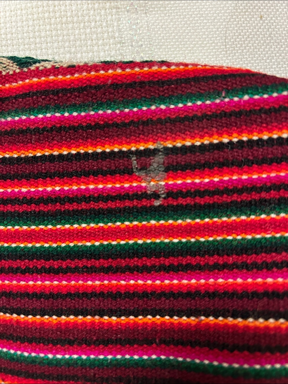 Handwoven Red Patterned Crossbody Bag image 3